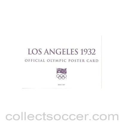 1932 - Los Angeles 1932 Official Olympic Poster Card