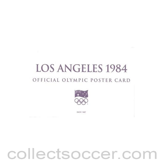 1984 - Los Angeles 1984 Official Olympic Poster Card