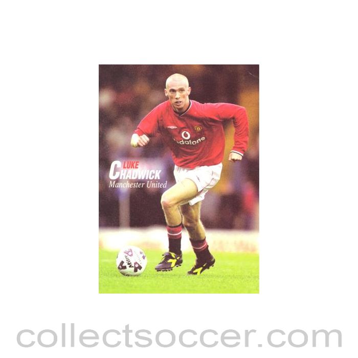 Manchester United - Luke Chadwick unofficial Thai produced colour postcard