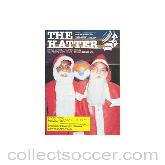 1980 - Luton Town vChelsea official programme 26/12/1980