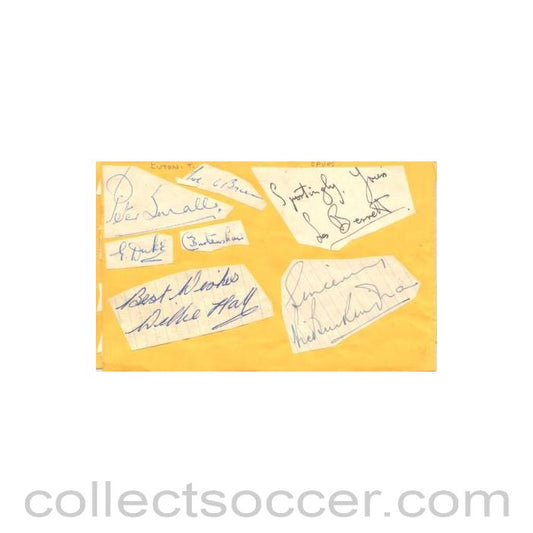 Luton and Tottenham Hotspur Autographs