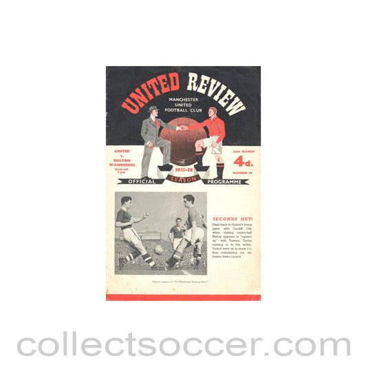 1956 - Manchester United V Bolton Wanderers 24/03/1956