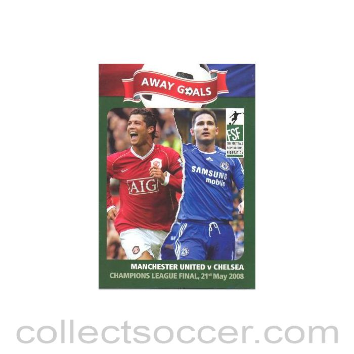 2008 Champions League Final Manchester  United v Chelsea The Football Supporters' Federation programme