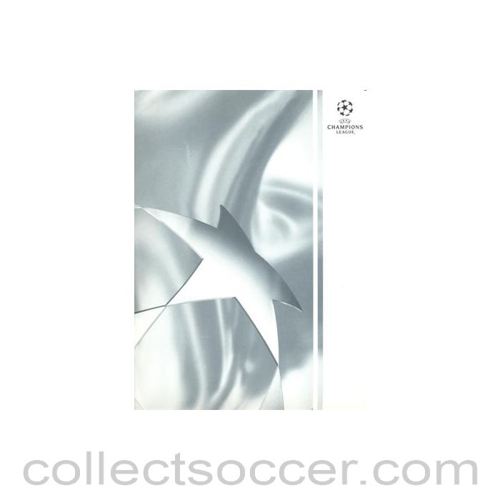 2002 - Manchester United v Olympiakos press pack 01/10/2002 Champions League