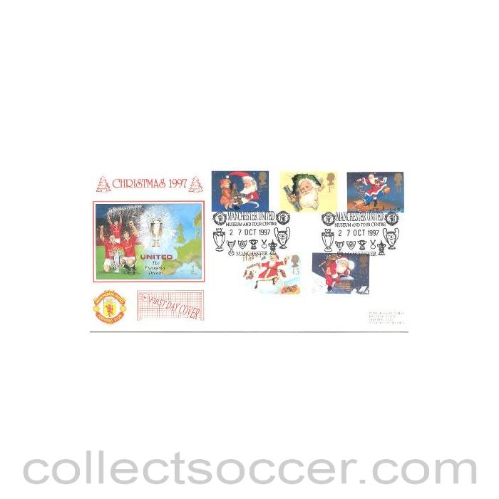 1997 - Manchester United Museum and Tour Centre first day cover of 27/10/1997