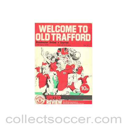 1976 - Manchester United v Everton official programme 17/04/1976