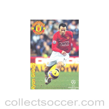 Manchester United, Ryan Giggs Russian produced postcard