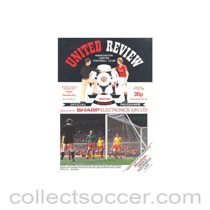 1983 - Manchester United v Swansea City official programme 07/05/1983