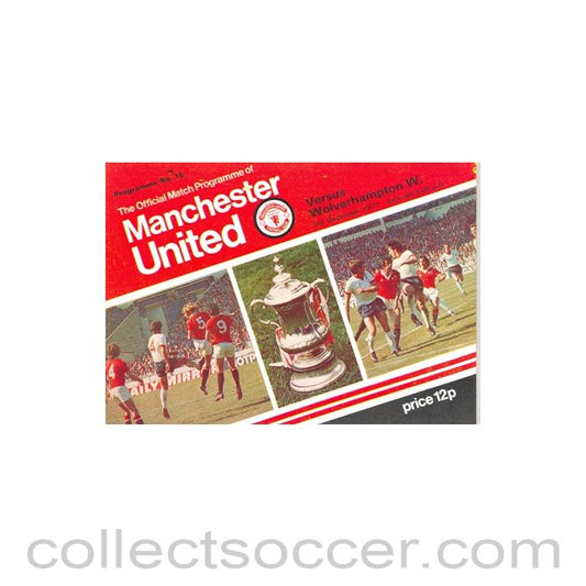 1977 - Manchester United v Wolverhampton Wanderers official programme 03/12/1977