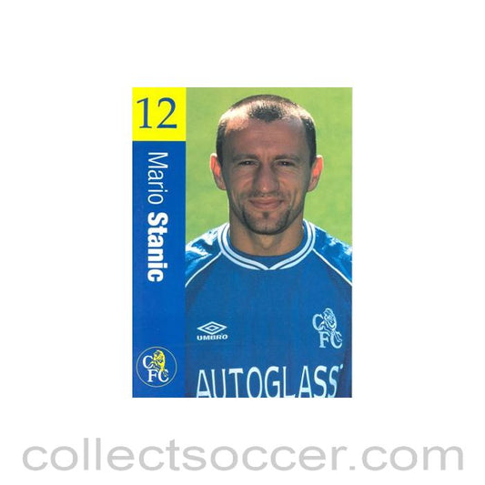 Chelsea - Mario Stanic official Chelsea card