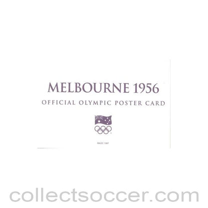 1956 - Melbourne 1956 Official Olympic Poster Card