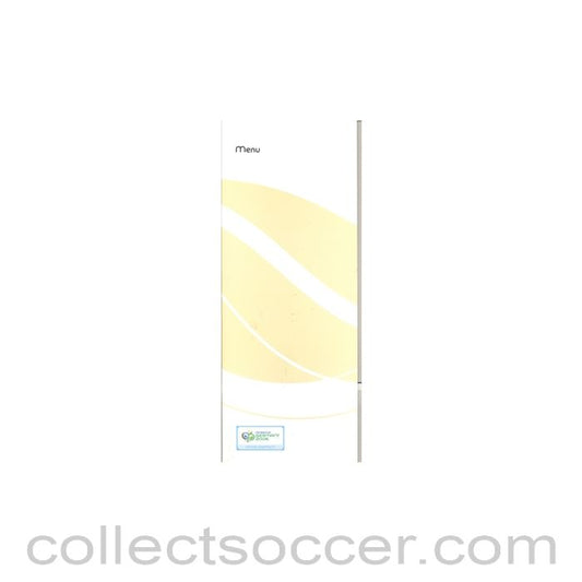 2006 - World Cup Germany 2006 England v Paraguay Final Long Menu , Frankfurt 10/06/2006