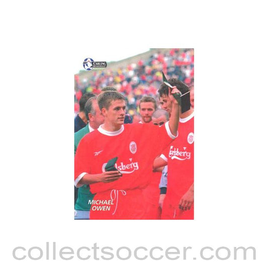 Liverpool - Michael Owen unofficial Thai produced colour postcard