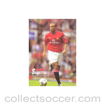 Manchester United - Michael Silvestre unofficial Thai produced colour postcard