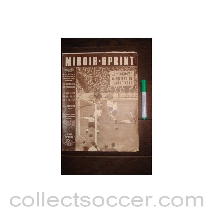 1966 - Miroir Sprint - French Magazine of 07/08/1966 covering the World Cup in England and England's victory