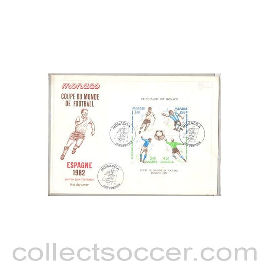 1982 - Monaco at 1982 World Cup in Spain First Day Cover 27/05/1982