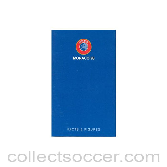 1998 - Super Cup 1998 in Monaco Facts & Figures brochure
