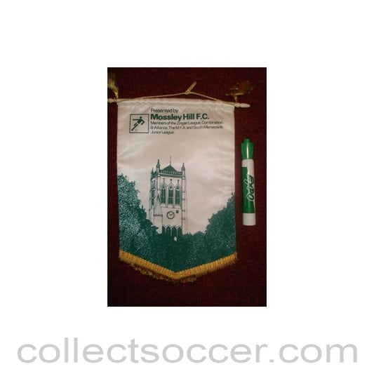 Mossley Hill F.C. Pennant once property of the football referee Neil Midgley