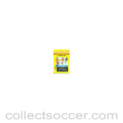 1995 - Motherwell v Mypa-47 official programme 08/08/1995 UEFA Cup