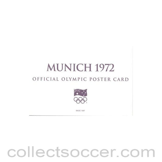 1972 - Munich 1972 Official Olympic Poster Card
