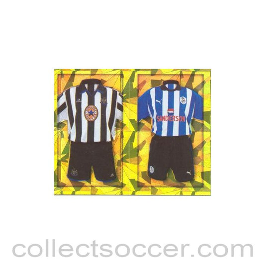 2000 - Newcastle United and Sheffield Wednesday Premier League 2000 sticker