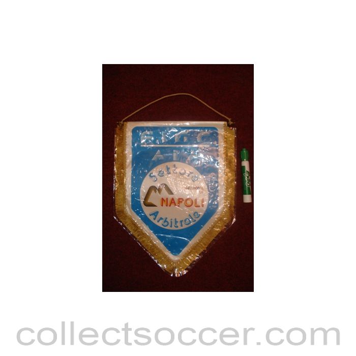Naples Referees Pennant once property of the football referee Neil Midgley