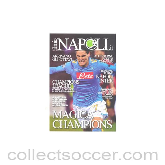 2012 - Napoli v Chelsea programme 21/02/2012 Ilmio Napoli Issue, Champions League