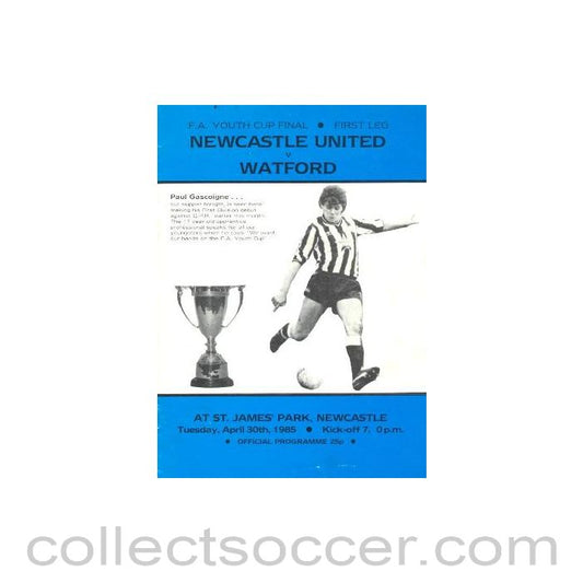 1985 - Newcastle United v Watford official programme 30/04/1985