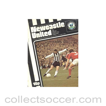 1977 - Newcastle United v Wolverhampton Wanderers official programme 12/11/1977 Football League
