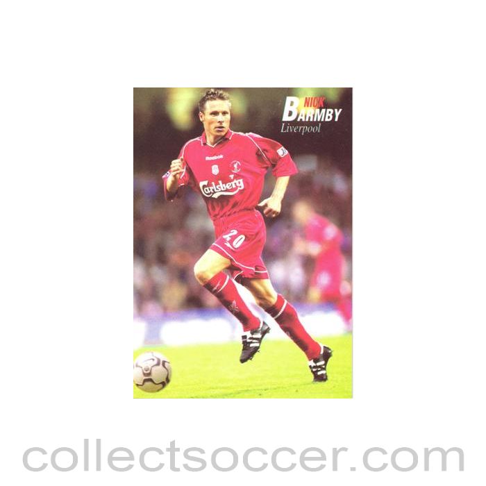 Liverpool - Nick Barmby unofficial Thai produced colour postcard