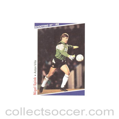 Nigel Spink Aston Villa Shooting Stars Card