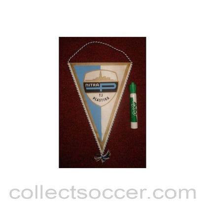 Nitra Plastika Pennant once property of the football referee Neil Midgley