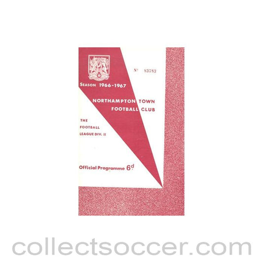 1966 - Northampton Town v Birmingham City official programme 27/12/1966 Football League