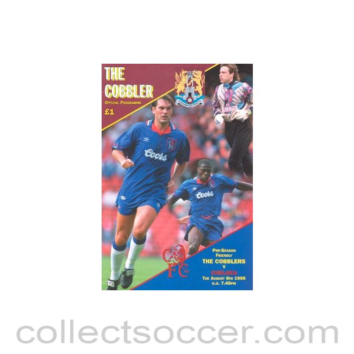 1995 - Northampton Town vChelsea official programme 08/08/1995