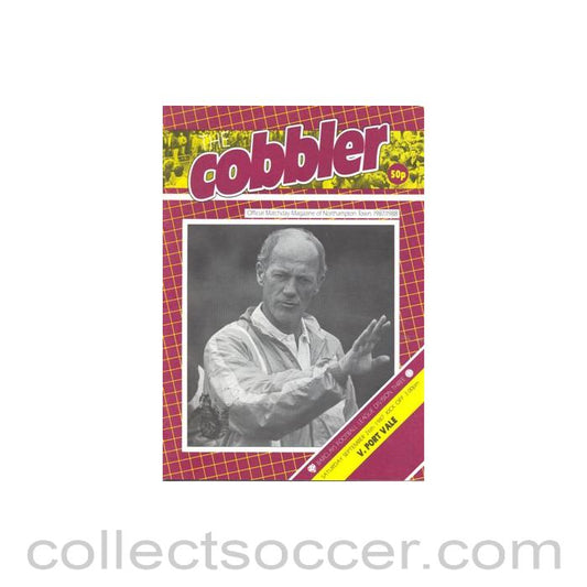 1987 - Northampton Town v Port Vale official programme 26/09/1987 Football League