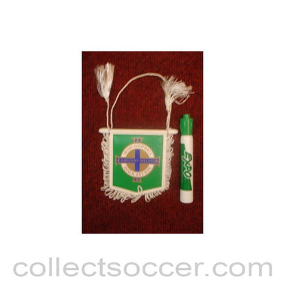 Northern Ireland Football Association Pennant once property of the football referee Neil Midgley