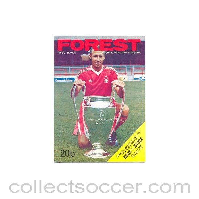 1979 - Nottingham Forest v Oesters official programme 19/09/1979 European Cup