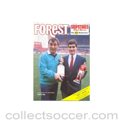 1988 - Nottingham Forest vChelsea official programme 06/02/1988