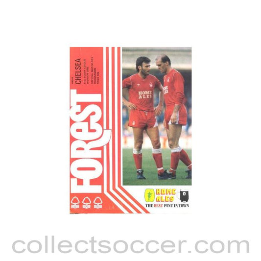 1987 - Nottingham Forest vChelsea official programme 28/02/1987
