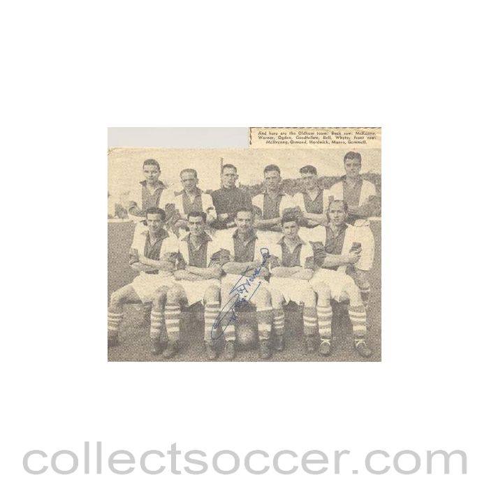 Oldham Athletic Team signed photo