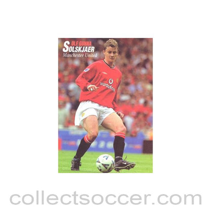 Manchester United - Ole Gunna Solskjaer unofficial Thai produced colour postcard