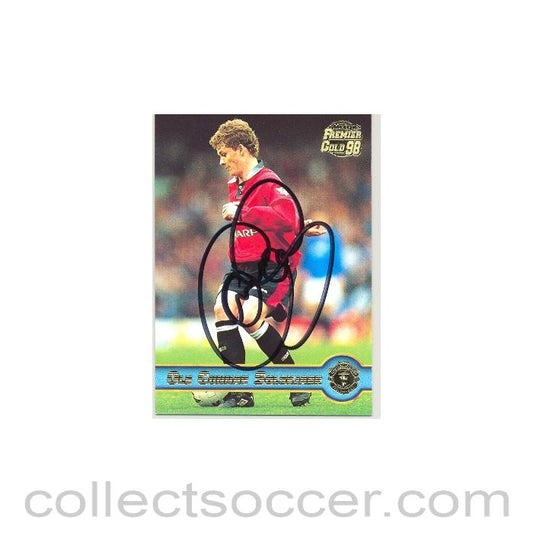 1996 - Ole Gunnar Solskjaer autographed card season 1996-1997