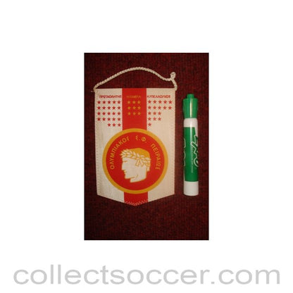 Olympiacos, Greece Pennant once property of the football referee Neil Midgley