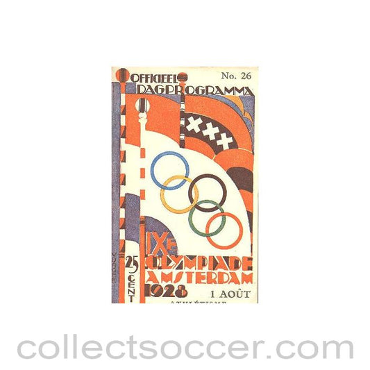 1928 IX. Olympic Games in Amsterdam official programme 01/08/1928