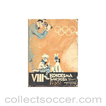 1936 A book of comics of 1938 about the Olympics in 1936