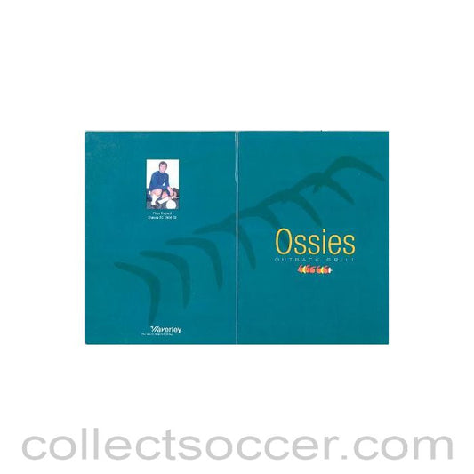 1964 - Ossies Menu Peter Osgood Chelsea 1964-1978