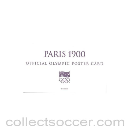 1900 - Paris 1900 Official Olympic Poster Card