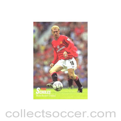 Manchester United - Paul Scholes unofficial Thai produced colour postcard