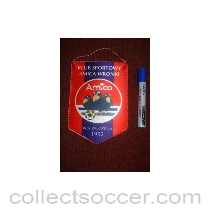 Polish Sports Club Amica Wronki small pennant