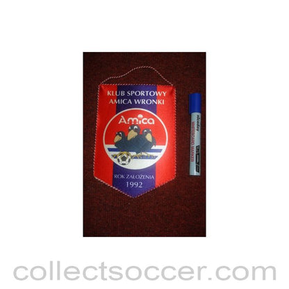 Polish Sports Club Amica Wronki small pennant